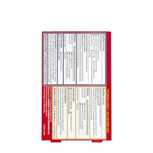 Tylenol Cold + Flu Severe Day & Night Caplets, Combo Pack, 24 Ct - image 8