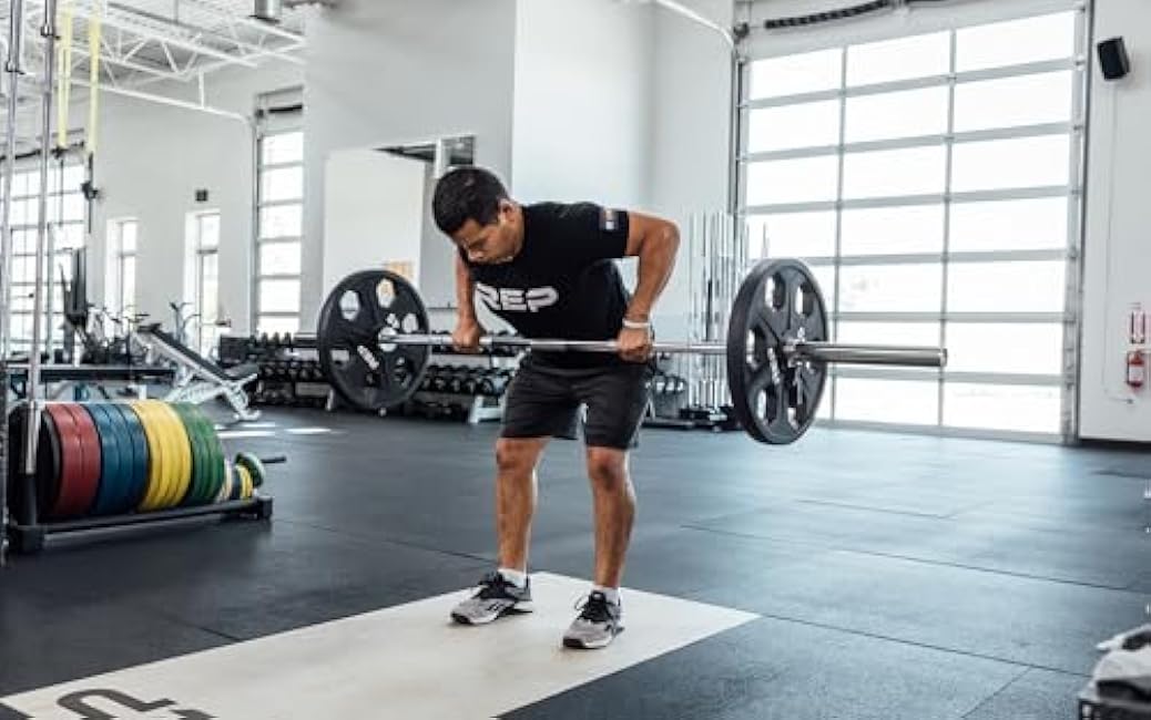 Rep Fitness Barbells- Choose between the Teton Training Barbell (15 or 20KG), Delta Mixed-Use Bar (20KG), Badlands Powerlifting Barbell (20KG)