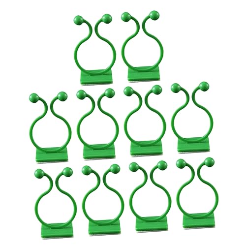 Listado y reviews de Rocodromo Top diez. 14 UKCOCO 10 Piezas Fijador De Rocódromo Largo Palma De Soporte De Pared Para Plantas Planta De Pared De Vid Clips De Soporte De Jaula De Plantas Fijación Vides Vine Abdominales...