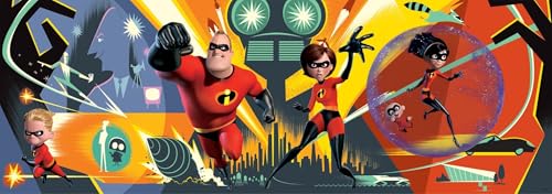 Ceaco Disney Panoramic Incredibles 2 Jigsaw Puzzle, 700 Pieces