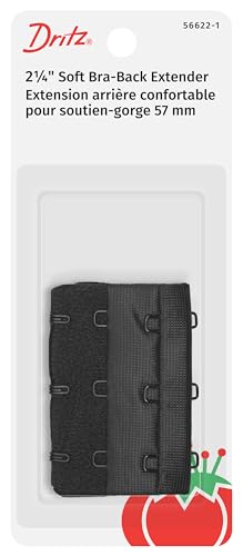 Dritz womens 1-pack Bra Extender, Black, 2-1 4-Inch US