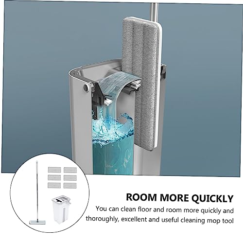 Healeved Wischmopp-pad Reinigungsmopp-Set Haushaltsmopp Wischeimer Und Mopp-Set Für Böden – Bild 3