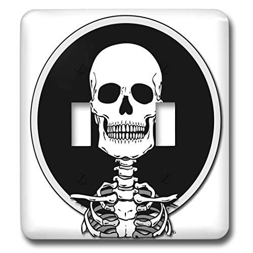 Interruptor multicolor calavera para sustituir marcos de luz viejos 2