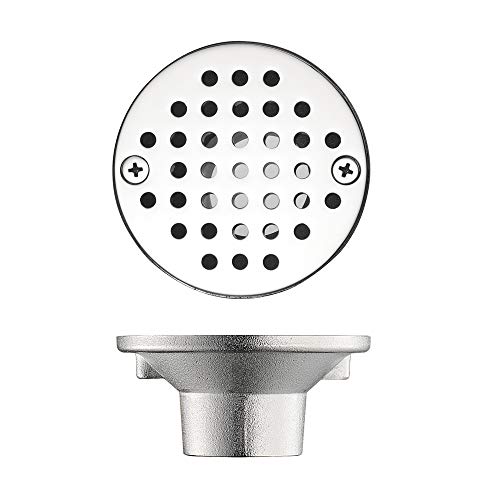 YmrWPF Bathroom Copper Large Flow Straight Row Square Hole Floor Leakage Insect Proof Anti-back Water Deodorant Floor Drain (diameter 90.5mm)