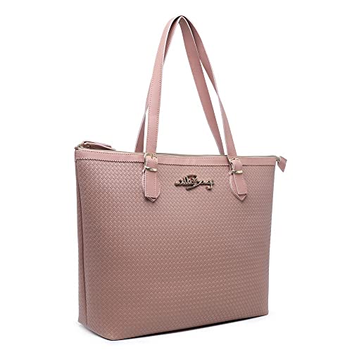 Kit Bolsa Feminina Grande + Baú + Carteira (Nude)…