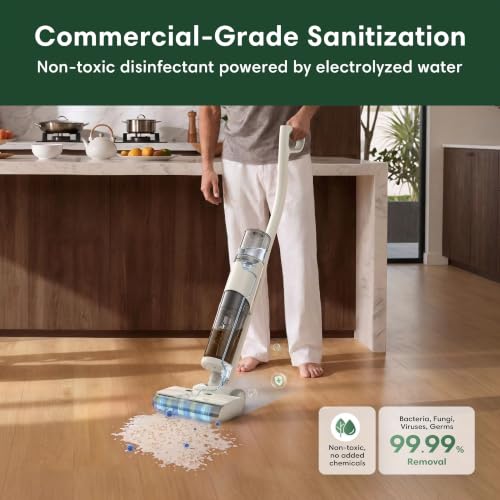 Roomba Electro 5in1 Disinfecting Hard Floor Cleaner, Kills 99.99% Germs & Bacteria, Vacuum, Mop & Sanitize in One Pass, Cordless, Non-Toxic, Self-Sanitizing Roller Mop, Heated Self-Cleaning Dock - image 2
