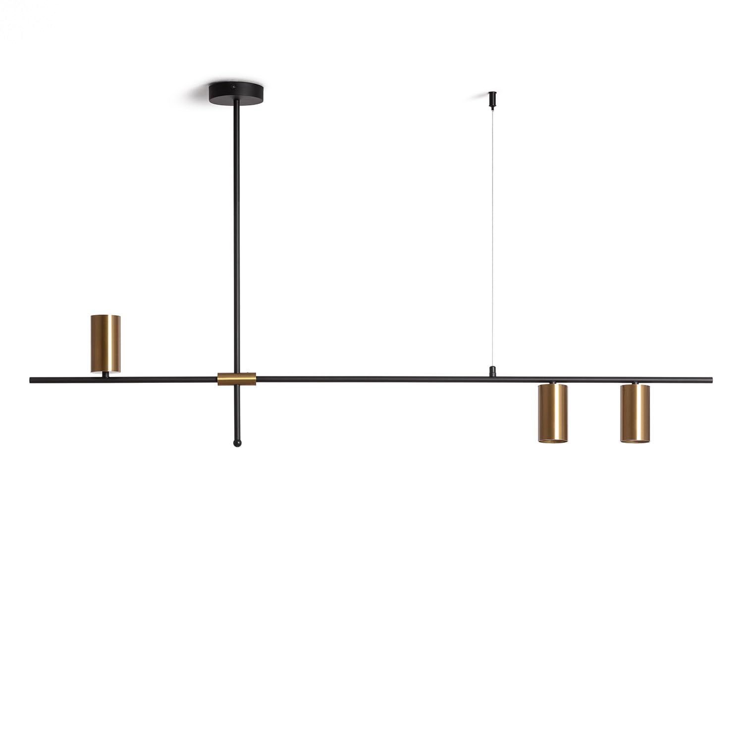 Lampada Da Terra Kais | Metallica Con Paralume In Misto Cotone | H 52 Cm | Design Compatto - 6