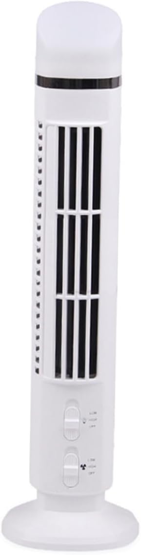 Mini Cooling Fan with Led Light Usb Quiet Tower Desk Fan for Bladeless Design for Families Elderly Efficient Air Circulation