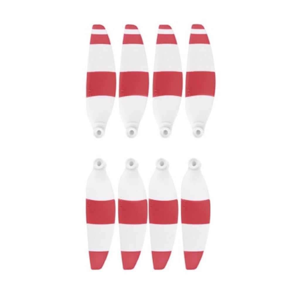 Hélices Mini 2 silencieuses blanches et rouges pour drone DJI