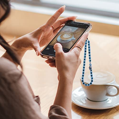 Ucharmbead Evil Eye Phone Charm For Apple Airpods Pro 2Nd Generation Lanyard Hamsa Blue Hand Of Fatima Protection Beaded Wrist Strap For Women Men #TOP2