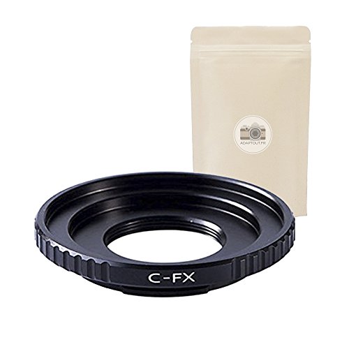 C Monte FX ∞ Anillo de adaptación Montaje C Montaje C Monte C Monte a Fuji Adaptador Fuji 100% Enfoque Metal Tiene Infinito Preservado Compatible Todos los Marcos Fuji X FX