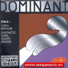 CUERDA VIOLA - Thomastik (Dominant 139) (Plata) 4ª (Do) Medium Viola 1/2