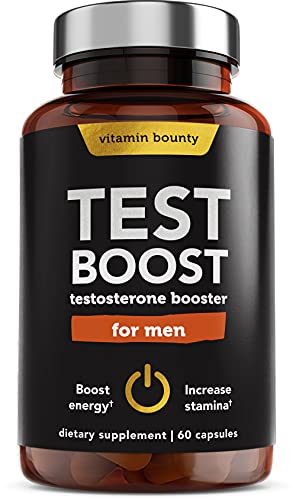 Testosterone Booster for Men - Male Test Boost Vitamin & Supplement - Support Energy, Drive, Performance - Premium Formula with Tribulus Terrestris & Fenugreek - Vitamin Bounty