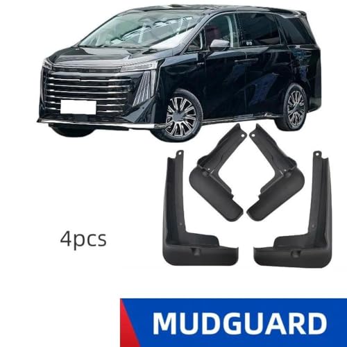 Guardabarros delanteros y traseros Trumpchi E9 2023 resistentes a salpicaduras de barro 2