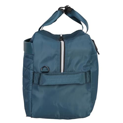 Image of Kenneth Cole REACTION Emma 15 inch Convertible Duffel Carry On for Gym and Travel Bag, Deep Teal