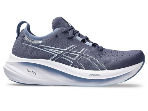 Image of ASICS Mens Gel-Nimbus 26 Thunder Blue /Denim Blue Running Shoe - 10 UK (1011B794.403)