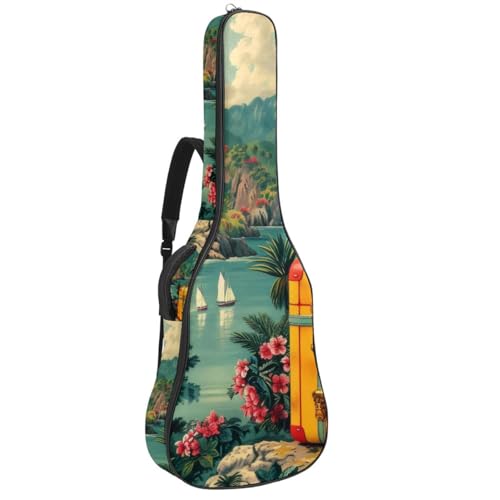 Sac pour guitare étanche pour voyager avec son étui multicolore