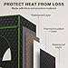 Poolergetic Portable Saunas Tent Full Size Steam Sauna for Home Relaxation, Large Size Sauna with 2.6l Steam Machine, Remote Control