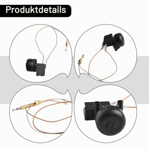 Gas-Terrassenheizer, Sicherheitsreparatur-Set, Kippschalter und Thermoelement-Sensor-Kits für Terrassenheizer, Reparatur-Ersatzteil