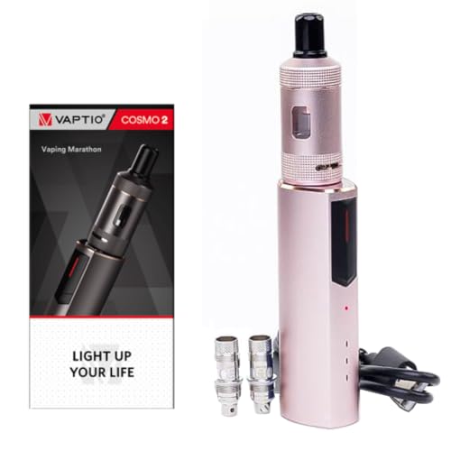 VAPTIO COSMO 2 cigarette électronique Kit de démarrage avec atomiseur Cosmo 2 de 2,0 ml, Batterie 2000 mAh kit de vaporisateur Sans e-liquide et sans...