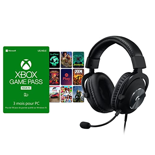 Casque Logitech G Pro X gamer micro Blue VOICE compatible PC Win 10 Xbox