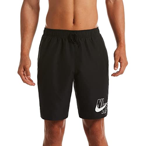 Nike Mens Essential Logo Swim Shorts L Black