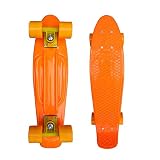 hdfj12142 22 Pouces débutant Skateboard Cruiser Board Street Sports de Plein air Planche à roulettes Pas Cher pour Les Enfants de 12 Ans Orange