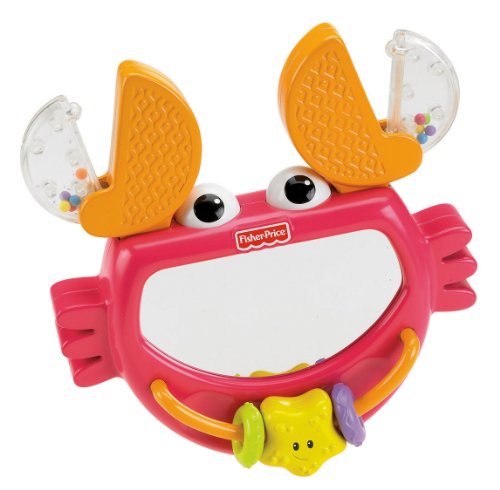 Fisher-Price W3111 Crabe d'activités pour occuper un bébé agité et stimuler sa motricité