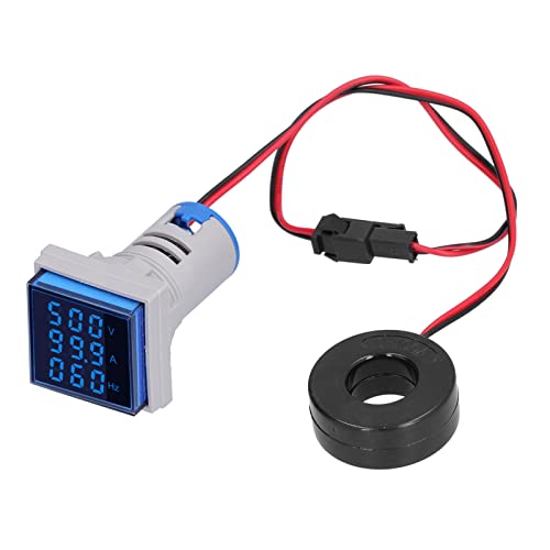 Fafeicy Indicatore LED Digitale Indicatore Luminoso Quadrato Digitale in ABS