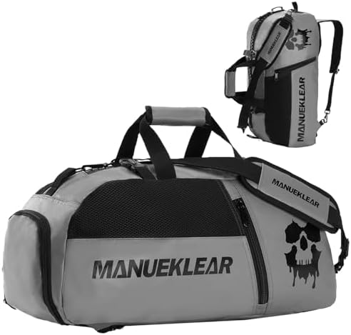 Gym Bag for Women and Men Duffle Bag for Men with Shoe Compartment, Women Sports Duffel Bags for Traveling with Wet Pocket, Gym Backpack for Men Workout Weekender