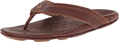 OluKai Hiapo Men's Sandal (Teak/Teak) Size 11-11