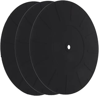 3pcs 170mm Silicone Turntable Mat for Vinyl Records Anti Static
