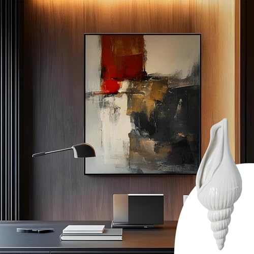 Vase conque 3D solution déco céramique pour revitaliser un bureau terne