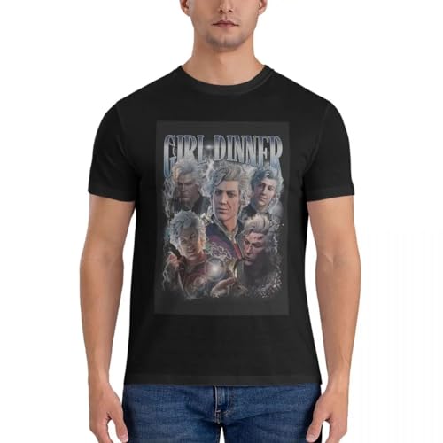 bttt3tdd3d3d 100-Cotton-Astarion-Baldurs-Gate-3-Girl-Dinner-Vintage-1-T-shirt-Male-Oversized-T