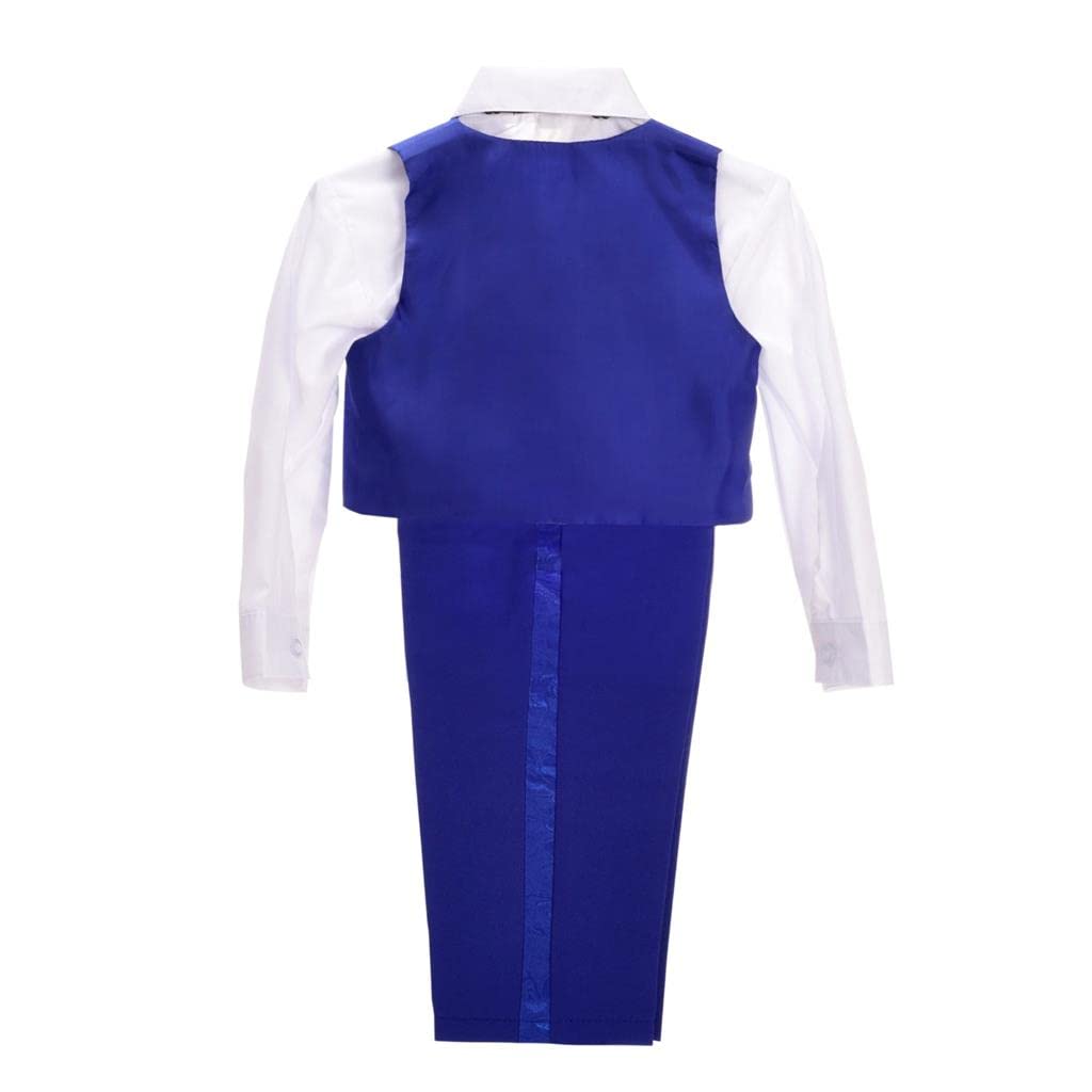Lito Angels Completo Elegante per Bimbo Maschio Bambino, Smoking Set 5 Pezzi (Giacca, Camicia, Cummerbund, Pantaloni e Papillon)