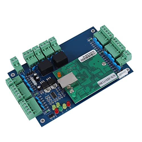Controlador TCP, Controlador de panel de placa de control de acceso a red TCP IP con tarjeta de contraseña múltiple y desbloqueo de contraseña for uso de 2 puertas Wiegand/2964