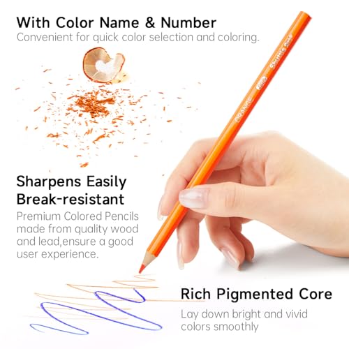 image for Shuttle Art Colored Pencils Bulk, 408 Pack Coloring Pencil Set Plus 20