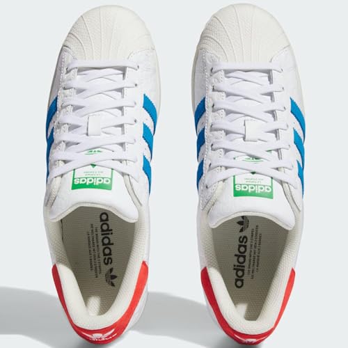adidas SUPERSTAR SHOES Men ID7964 (Footwear White/Blu), Size 92