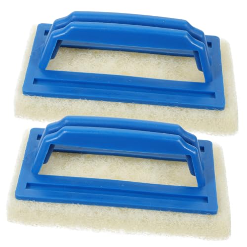 FUNOMOCYA 2pcs Multi Purpose Pool Cleaning Brush Scrubber for Tile Shower Sink Floor Ideal for Pool Garden Home