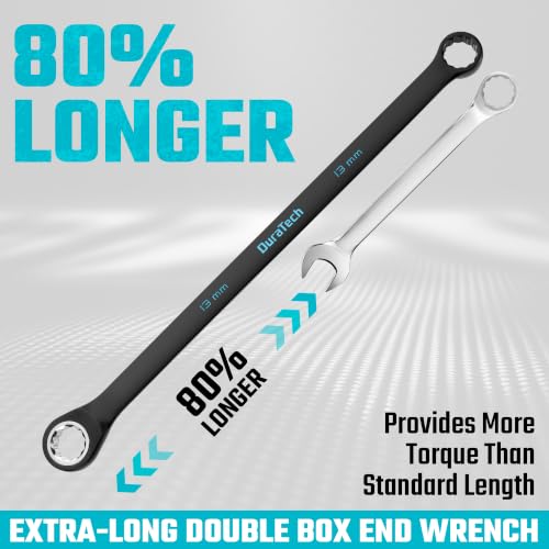 Image of DURATECH 13 mm Extra Long Ratcheting Wrench, Metric, CR-V Steel