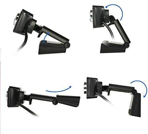 LARNMERN Webcam HD 1080P Videocamera per PC Mic Incorporato Videocamera/Computer USB Esterna/Laptop Desktop Mac Videochiamate/Videoconferenza