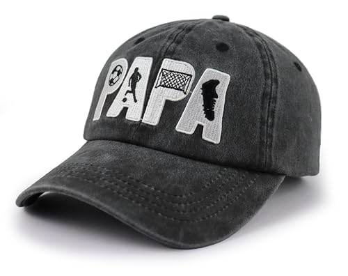 Image of Soccer Papa Hat, Adjustable Embroidered Soccer Dad Baseball Cap