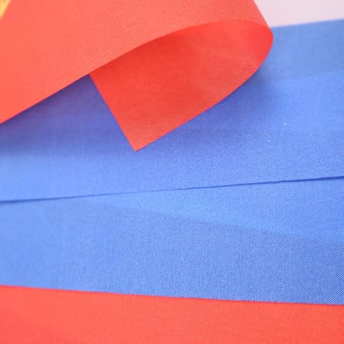 Image of AZ FLAG Yugoslavia 6 meters BUNTING Flag 20 flags 9'' x 6'' - Yugoslavian STRING flags 15 x 21 cm