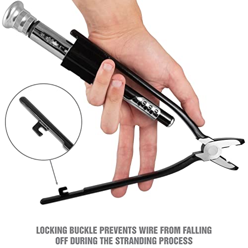 OEMTOOLS 22662 9 Inch Reversible Wire Twister Pliers with Steel Wire