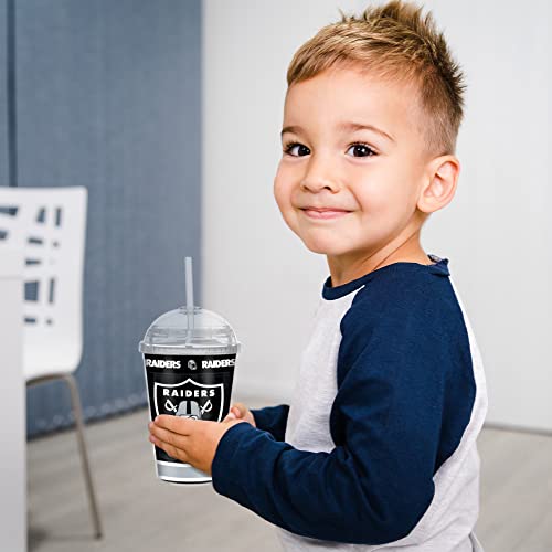 Image of Rico Industries NFL Football Rookie of The Year 12oz Acrylic Tumbler, Youth Tumbler with Swirly Straw