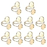 imagenes anillos de oro para hombre Fácil de usar para creaciones personalizadas: simplemente limpia la superficie, aplica adhesivo a la base de la bandeja y coloca el adorno elegido en el interior. Deja que se seque durante unas horas, y tu anillo único estará listo para usar o regalar