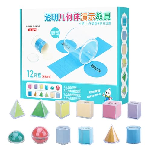 Matériel pédagogique de mathématiques formes 3D pour maternelle dès 3 ans