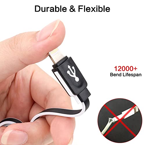 Multi Charging Cable 2 Pack 3Ft, 4 In 1 Retractable Multiple Charger Cord Multi Usb Cable Adapter With Dual Lightning/Type C/Micro Usb Port For Iphone/Samsung Galaxy/Pixel/Phones/Tablets And More #TOP5