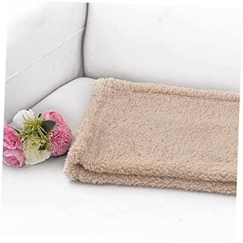 Couverture peluche pour chat et chien ultra-douce tapis de couchage confortable