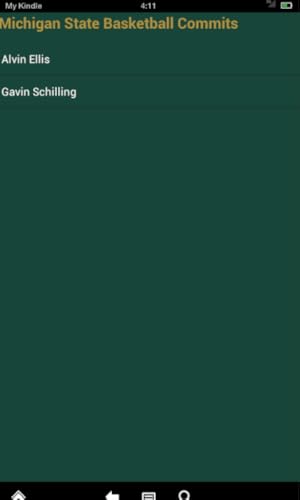 Michigan St. Basketball News (Kindle Tablet Edition)